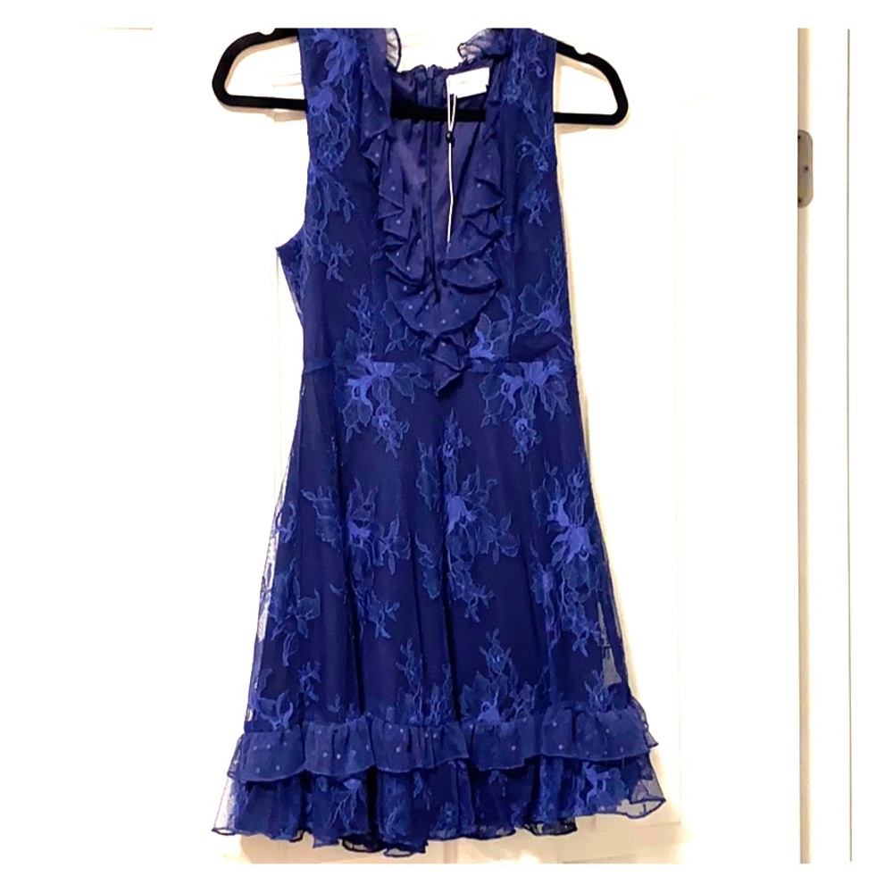 Navy mini, sleeveless dress